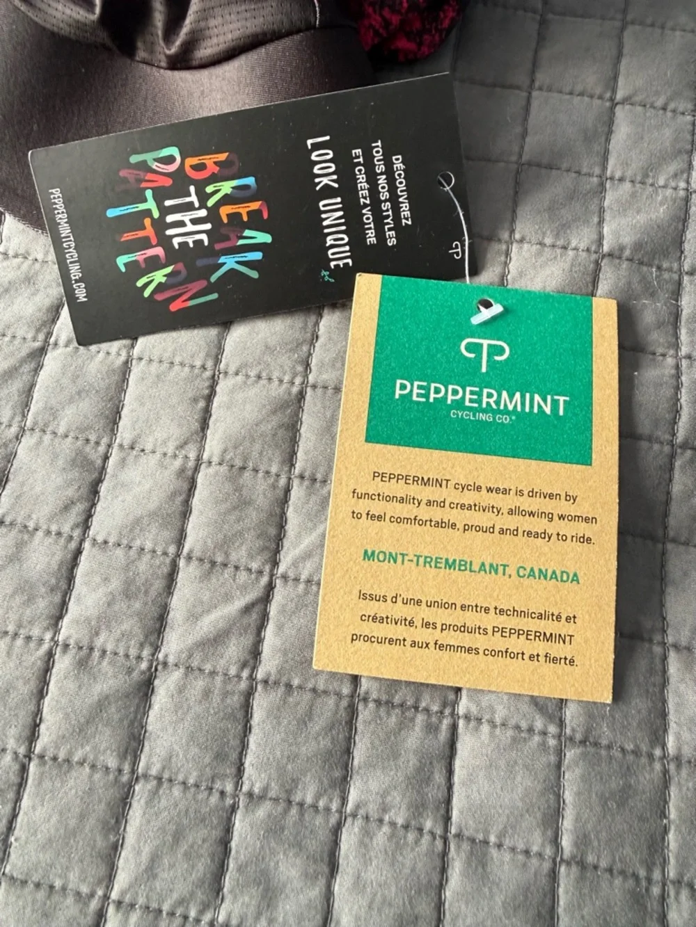 Peppermint Cycling Ice Raspberry Signature Riding Cap - Picture 3 of 6